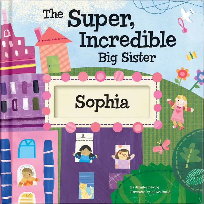 'The Super, Incredible Big Sister' Personalized Hardcover Book & Medal | Nordstrom