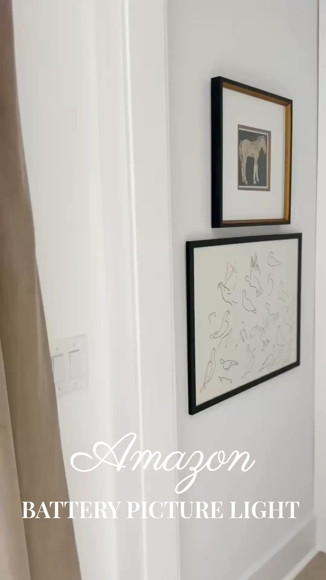 Amazon battery powered rechargeable picture light… This is so affordable and looks very high-end ✨

#LTKHome #LTKStyleTip