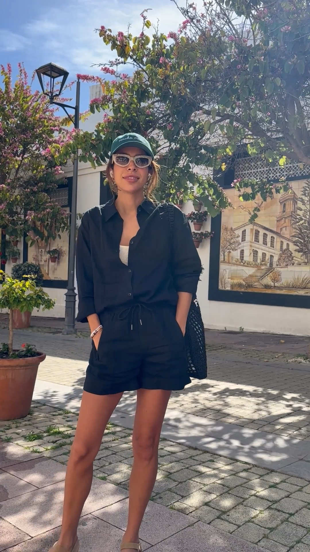 black linen vacay set from Athleta - sized up in the button up 

#LTKStyleTip #LTKTravel