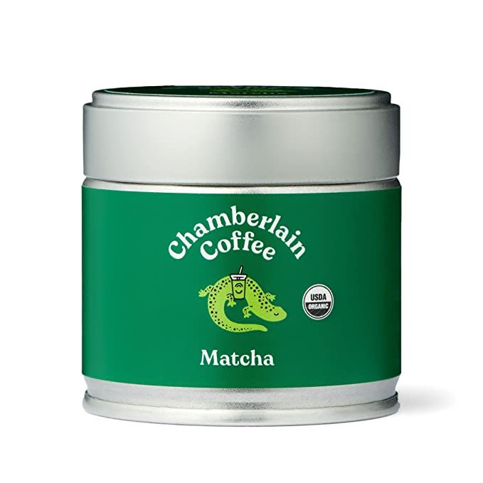 Amazon.com: Chamberlain Coffee 100% Organic Matcha Japanese Green Tea Powder, Vegan, Gluten-Free ... | Amazon (US)