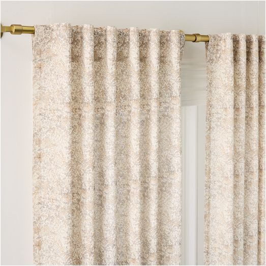 Frankie Floral Curtain | West Elm (US)