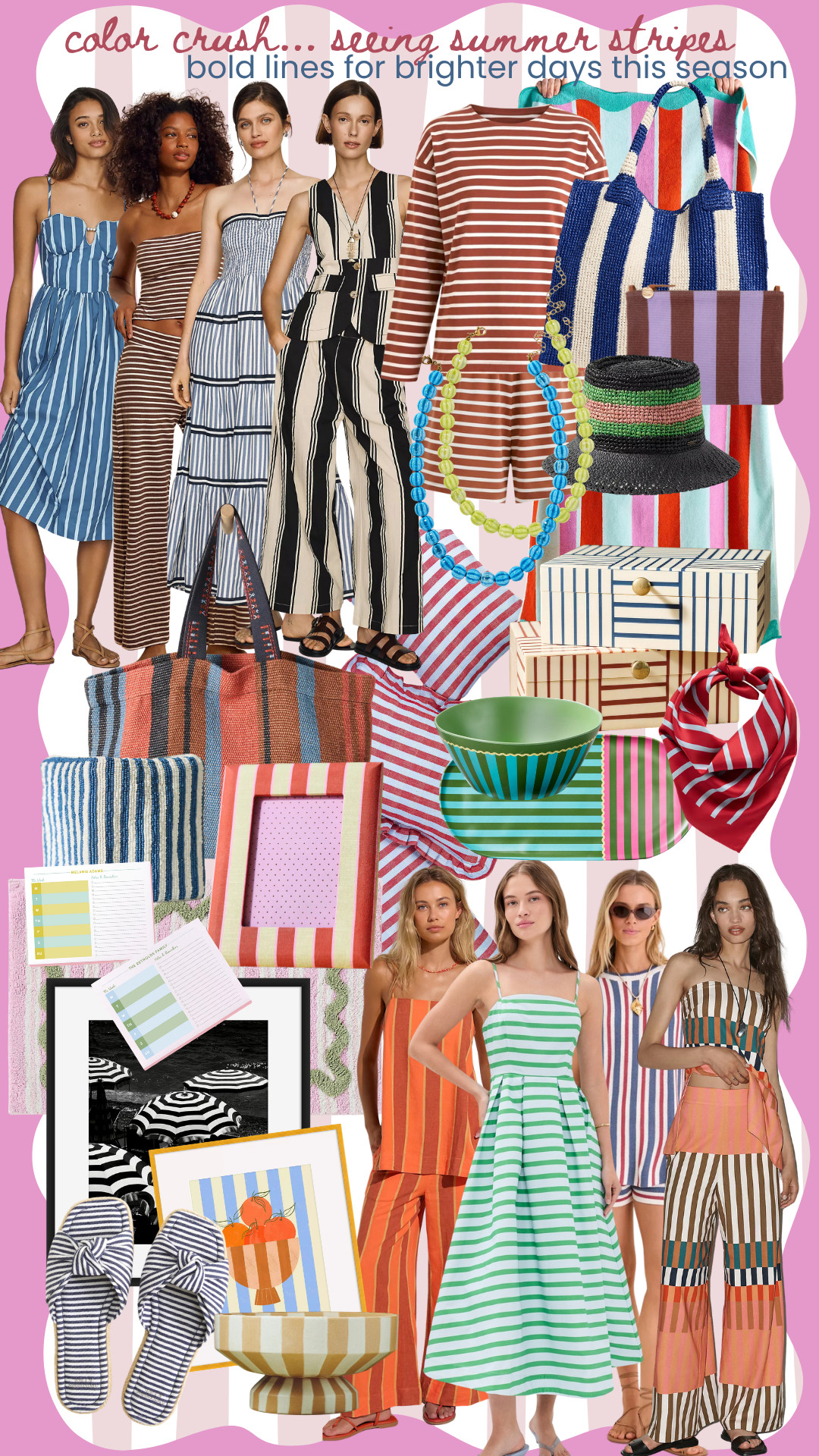 Stripe season is officially here 💙❤️💚

From bold dresses and easy matching sets to colorful accessories and home finds, I can’t get enough of this timeless print. Whether you love classic coastal blues or playful rainbow stripes, these pieces bring all the fun summer vibes. ☀️✨

Shop my favorite striped finds of the season—fashion, home, and everything in between! 

 #LTKootd #LTKSeasonal #LTKTravel