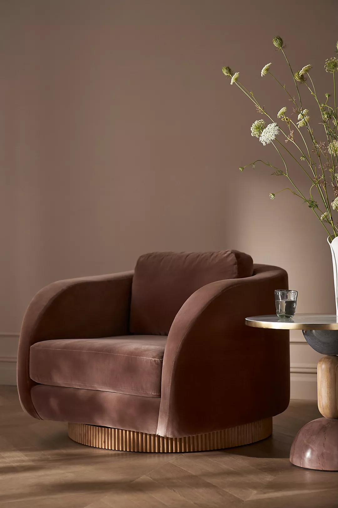 Erin Fetherston Dulcette Swivel Chair | Anthropologie (US)