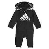 adidas Infant Girls' and Baby Boys' Long Sleeve Hooded Coverall | Amazon (US)
