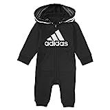 adidas Infant Girls' and Baby Boys' Long Sleeve Hooded Coverall | Amazon (US)