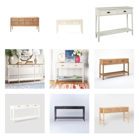 Console tables are a great place to gain added storage 🙌

#LTKSeasonal #LTKfamily #LTKhome