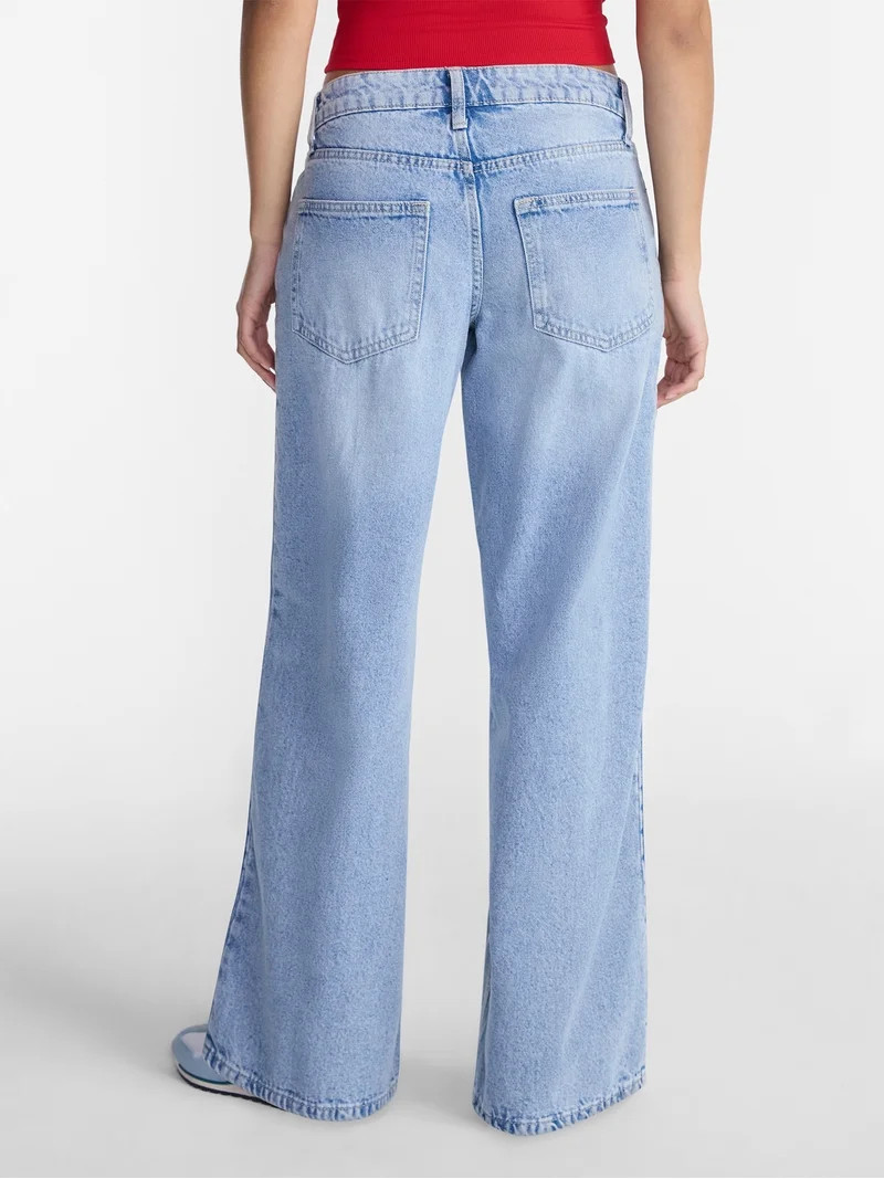 No Boundaries Low Rise Baggy, Juniors Sizes 00-20 | Walmart (US)
