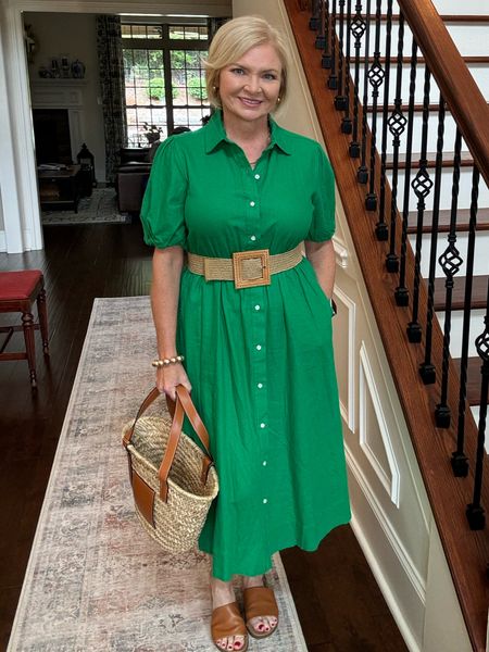 Shirt dresses are having a moment! You don't have to spend a lot of money on the look. This one is from Free Assembly at Walmart and is a linen blend & less than $40' I'm wearing a size Small. 

Summer dress
Shirt dress
Day dress
Summer outfit
Sandals
Espadrilles
Petite
Over 50

#LTKOver40 #LTKFindsUnder50 #LTKStyleTip