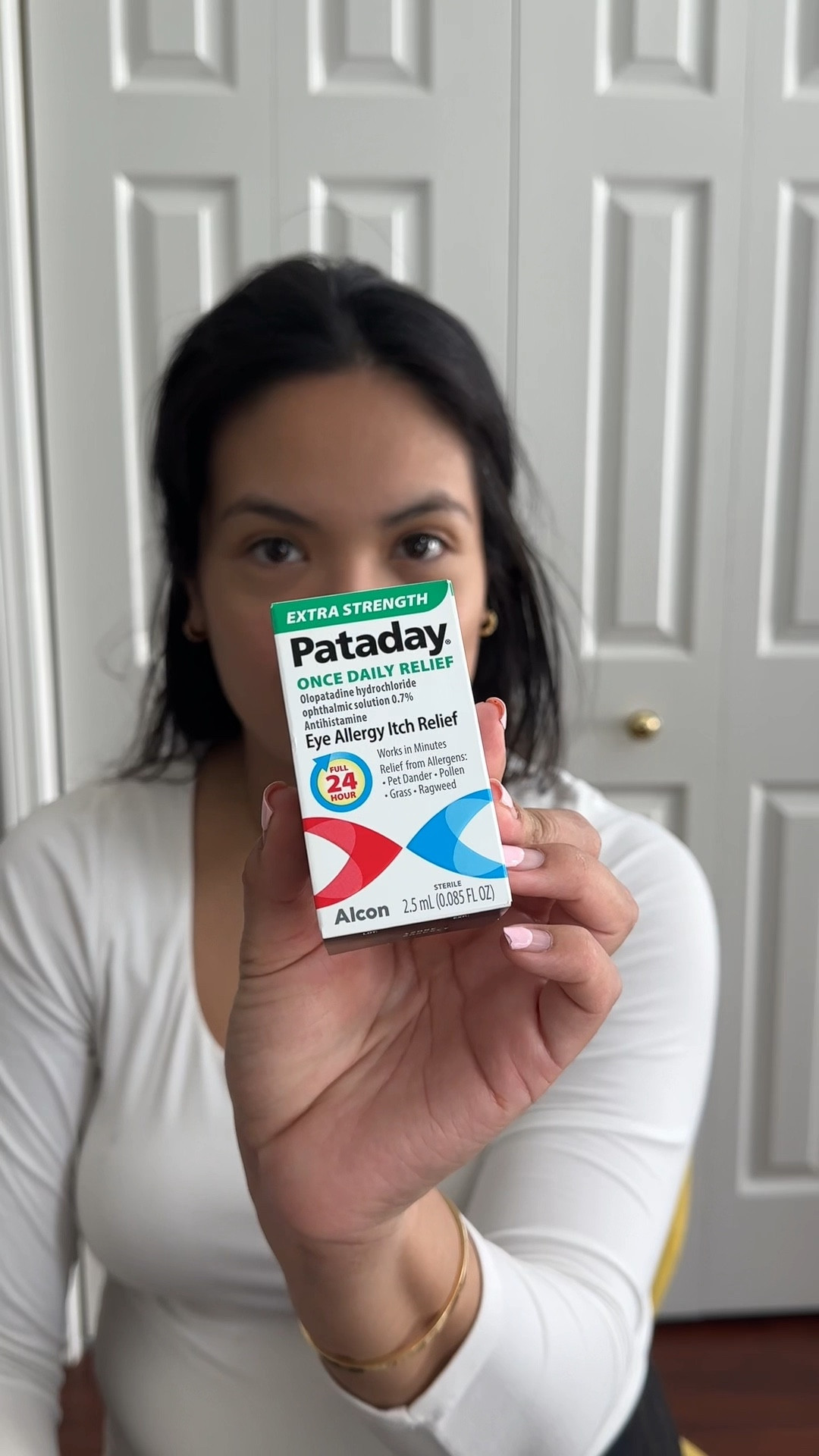 #AD Getting ready for the day, 4 weeks postpartum and embracing the joys and challenges of having twins! 🌼 With spring in the air, I’m finding any reason to step outside and enjoy some fresh air, even if it’s just a family walk. However, as beautiful as spring can be, my allergies make it a bit tricky to fully enjoy. Thankfully, Extra Strength Pataday eye drops have been a lifesaver, helping relieve my itchy eyes.Extra Strength Pataday provides 24-hour relief at the source, with just one drop, once a day. You can snag a bottle at Target if you're in the same boat! 🌸 #twinMom #SpringDays #AllergyRelief #allergies #BringItOn #Pataday #TargetPartner #Target @target @pataday

#LTKBeauty #LTKStyleTip #LTKBump