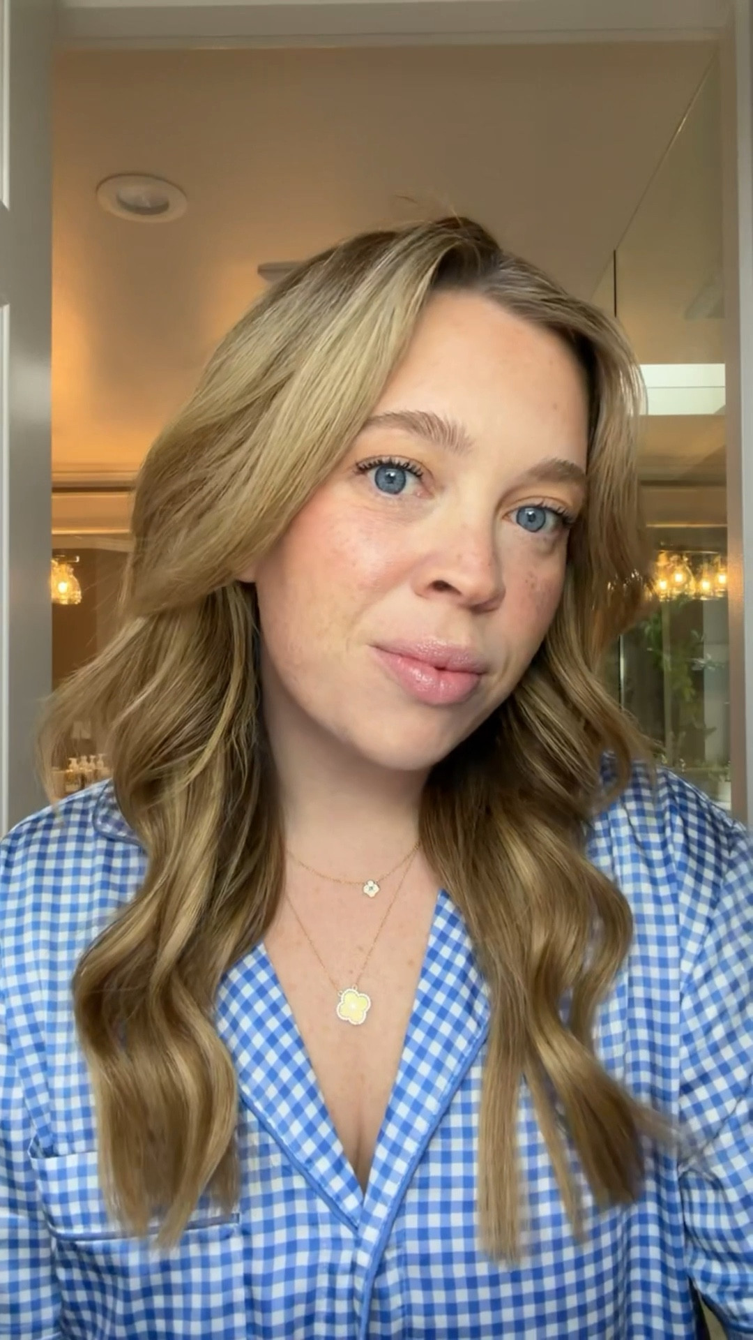 My updated everyday 5 minute make up routine! 🌟 All products and variants are listed in the caption below! 👇🏻 I also linked my eye patches, brushes, and PJ set! 

- Milk Hydrogrip Primer 

- Merit The Minimalist Perfecting Complexion Stick in Silk

- Tarte Go With the Faux Freckle Stamp

- Charlotte Tilbury Hollywood Contour Wand in Fair

- Charlotte Tilbury Beauty Highlighter Wand Glowgasm in Pinkgasm

- Saie SuperSuede Blush in Ciao

- Maybelline Fit Me Matte + Poreless in 320 Natural Tan

- Laura Mercier Translucent Setting Powder 

- Benefit 24-HR Brow Setter Clear Brow Gel

- Tarte Tubing Mascara 

- Summer Fridays Lip Butter in Sweet Mint

- Charlotte Tilbury Airbrush Setting Spray 

#LTKBeauty #LTKgrwm #LTKmomlife