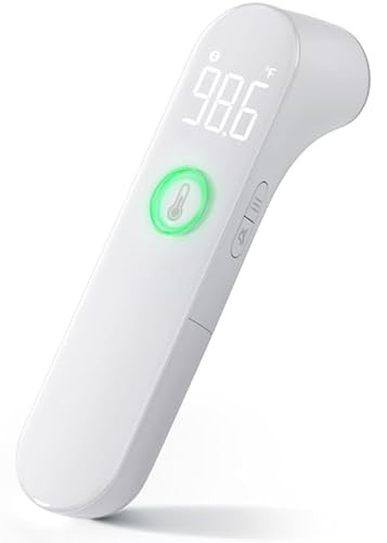 No-Touch Thermometer for Adults and Kids - Digital Baby Thermometer with Fever Alarm, Mute Mode, ... | Amazon (US)