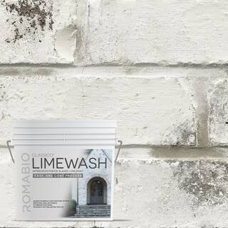 0.67 Gal. Avorio White Limewash Interior/Exterior Paint | The Home Depot