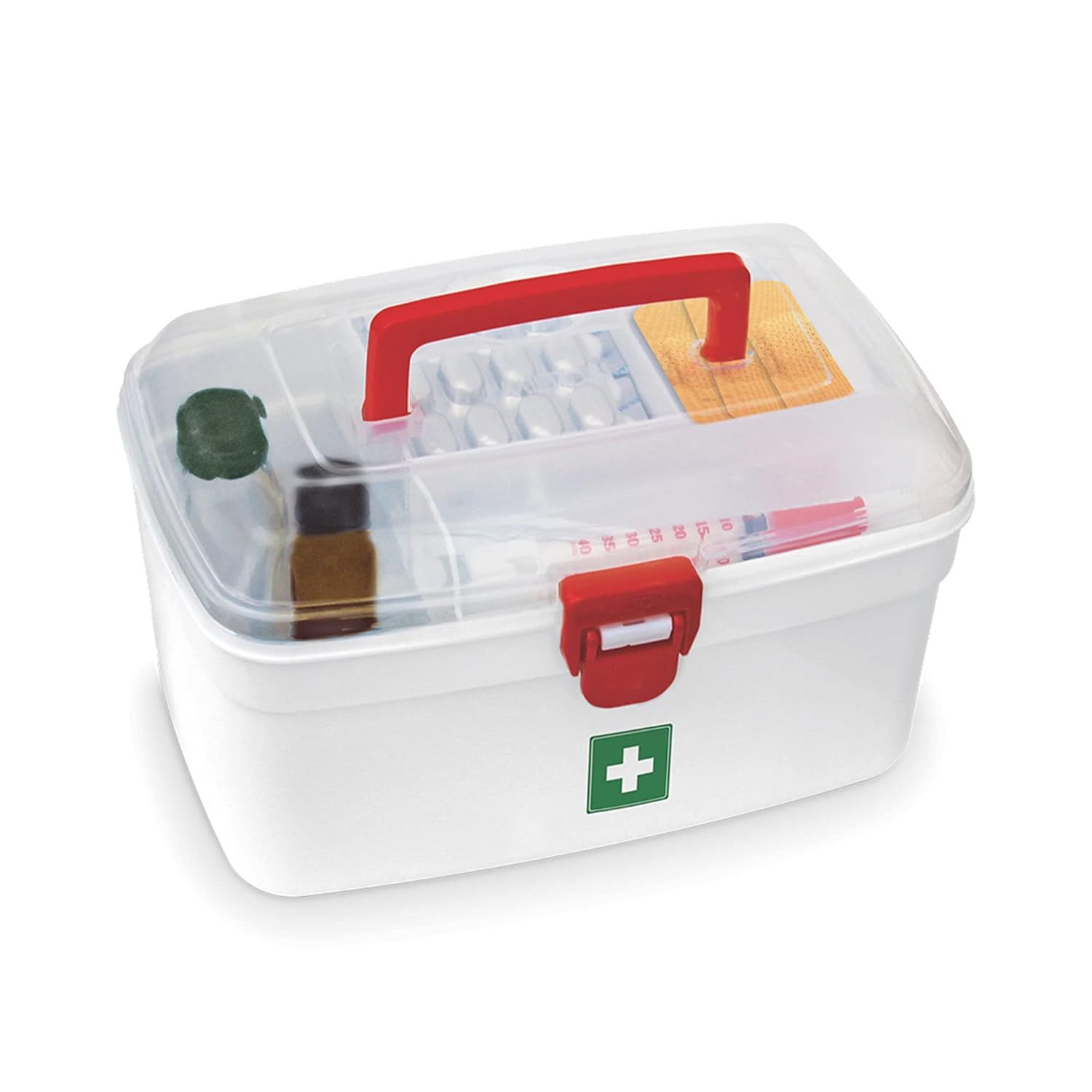 Milton Medical Box, First Aid Box with Portable Handle, Family Emergency Kit, Detachable Tray, 2 ... | Amazon (US)
