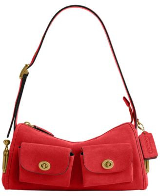 Originals Turnlock Haversack Medium Suede Shoulder Bag 27 | Macy's