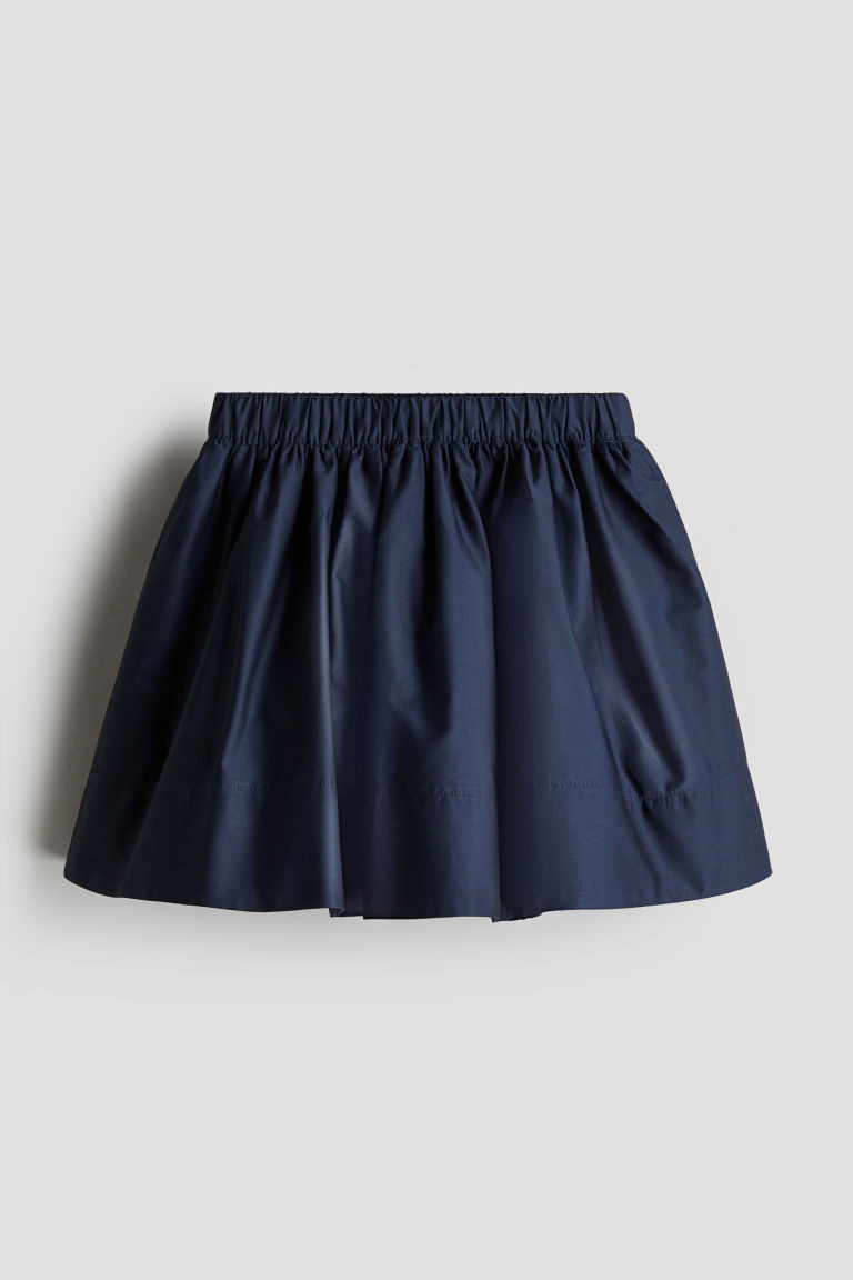 H & M - Flared Cotton Skirt - Blue | H&M (US + CA)