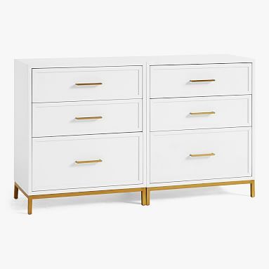 GREENGUARD Gold Certified  Blaire Double 3-Drawer Storage Cabinet | Pottery Barn Teen