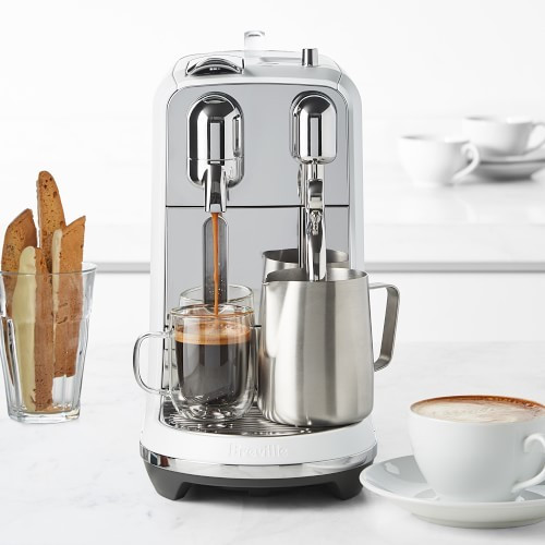 Breville Nespresso Creatista Plus Espresso Machine, Sea Salt | Williams-Sonoma