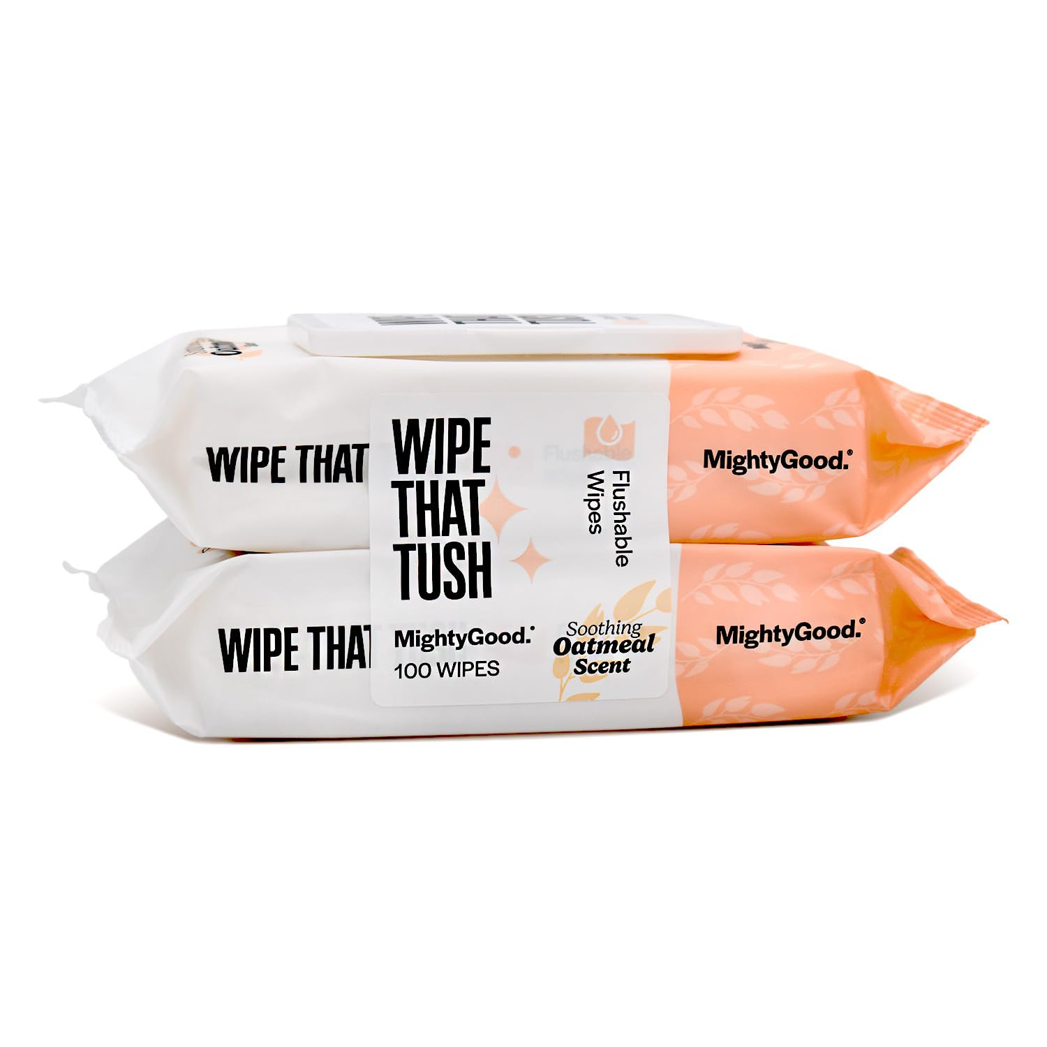 Wipe That Tush - Soothing Oatmeal Scent - Hypoallergenic Flushable Wipe (100) - 2 packs of 50 Wip... | Amazon (US)