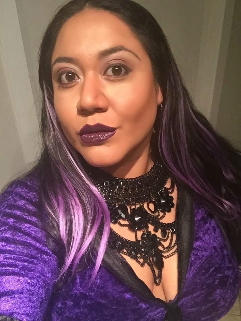 Halloween idea! Vampire with a “witch” dress in purple. Purple lipstickk

#LTKHalloween #LTKPetite #LTKFindsUnder100