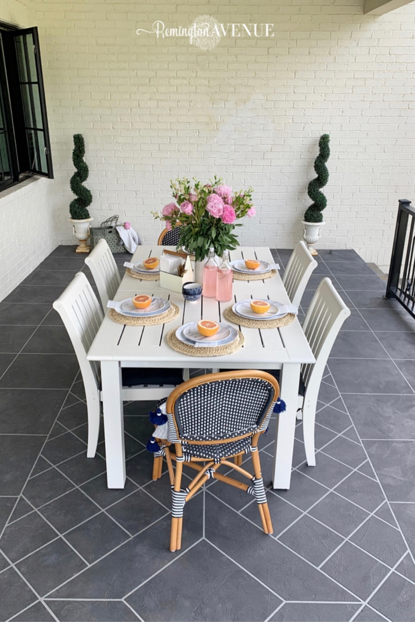Extendable patio  table and chairs on sale! I painted mine white.
Bistro chairs set of 2 on sale 
Faux topiaries and urns on sale 
Marble melamine outdoor dishes on sale 
Wayfair outdoor patio finds 
Pottery barn 

#LTKhome #LTKsalealert