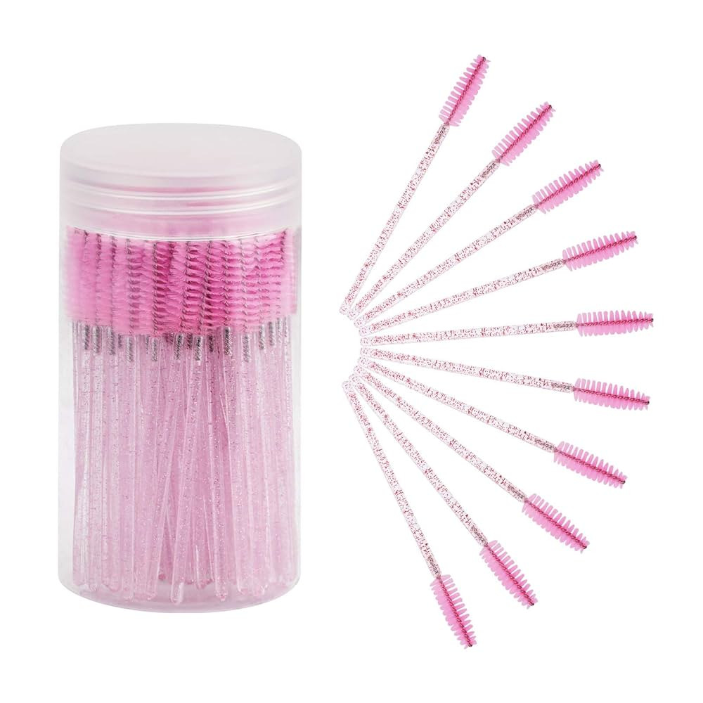 CHEFBEE 100PCS Disposable Eyelash Brush, Mascara Wands Makeup Brushes Applicators Kits for Eyelas... | Amazon (US)