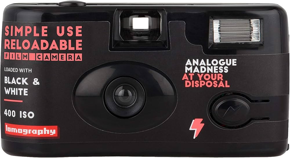 Lomography Simple Use Reloadable Film Camera Black & White Film | Amazon (US)