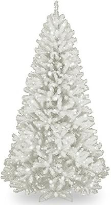 National Tree Company Artificial Christmas Tree | Includes Pre-strung White Lights and Stand | Wi... | Amazon (US)