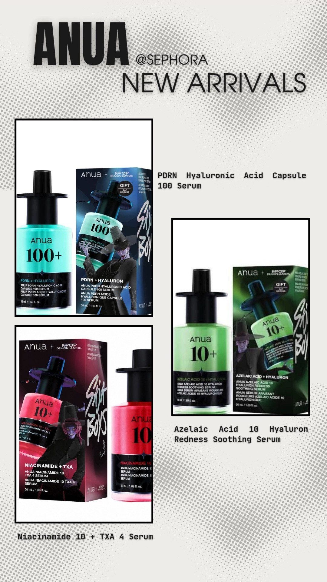 New collab with demon hunter and Anua!! Get the full set!

#LTKbeauty #LTKsummer #LTKstyletip