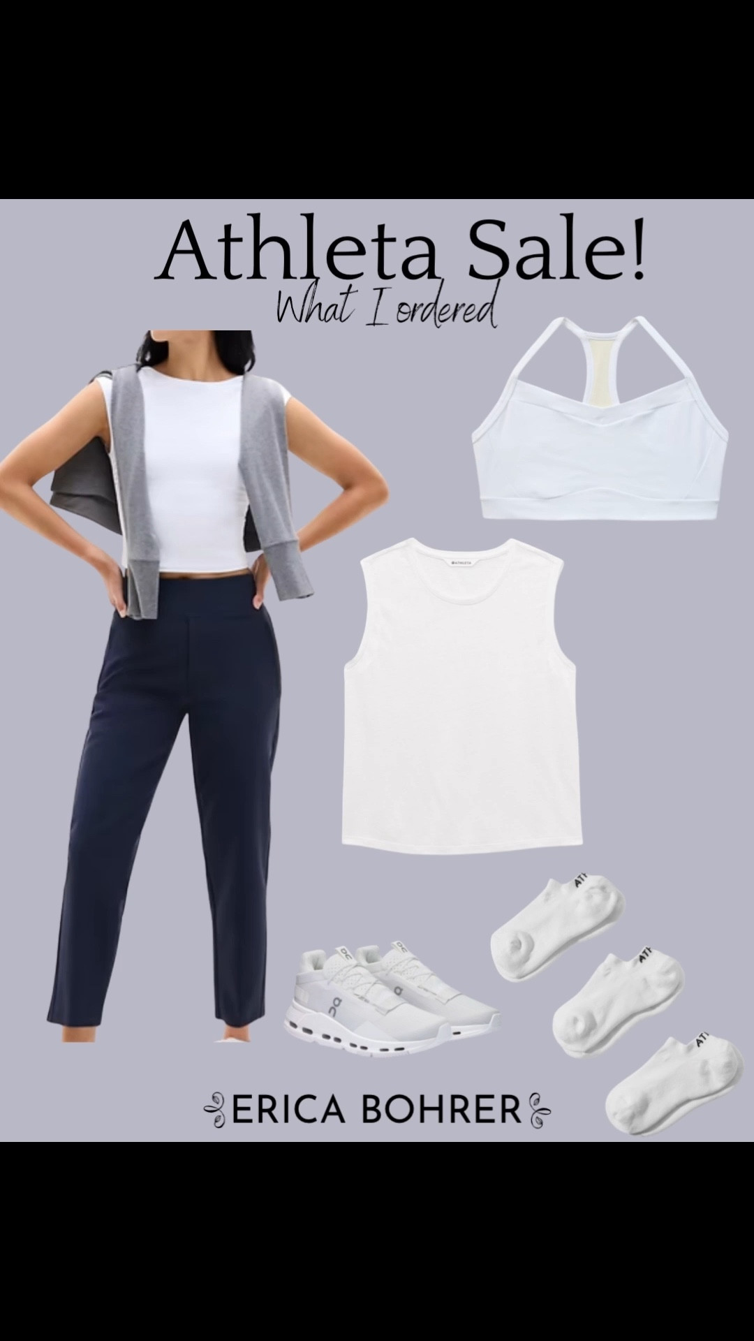 What I ordered from the Athleta sale.  
ON cloud sneakers are from Bloomingdale’s but they looked cute with the outfit!

#LTKActive