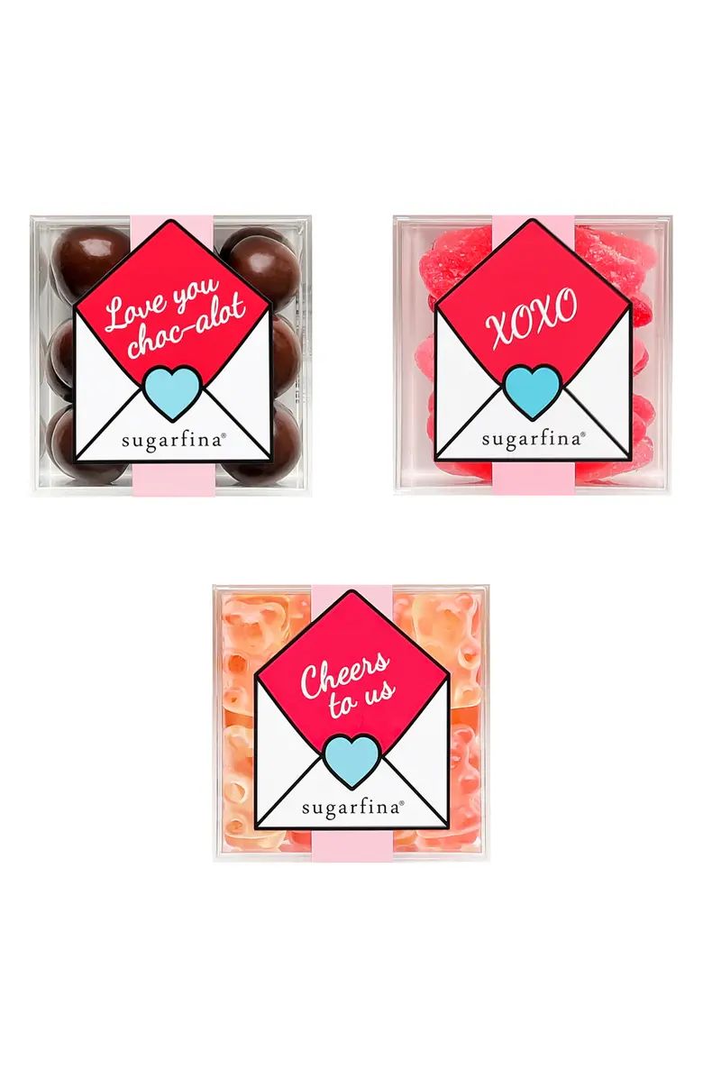 sugarfina Valentine's Day Set of 3 Candy Cubes | Nordstrom | Nordstrom