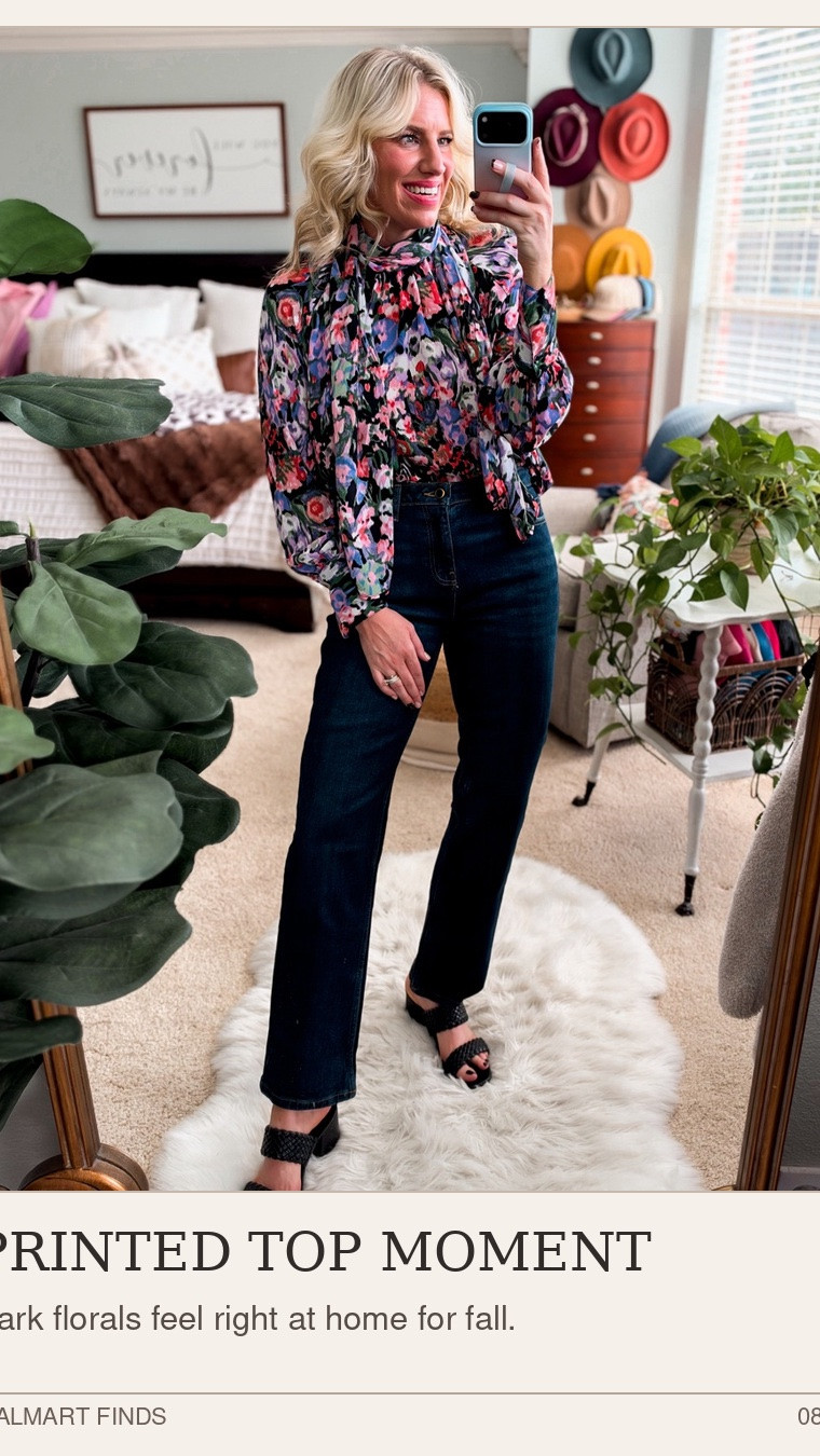 Stovepipe jeans 👖 @Walmart 
Fall fashion 
Fits tts + wearing a 4
Great for work to weekend

#LTKootd #LTKOver40 #LTKWorkwear