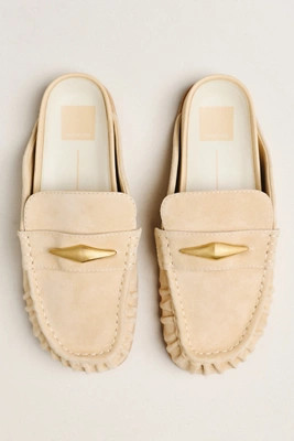 Dolce Vita Jodero Suede Slip-On Loafers | Anthropologie (US)