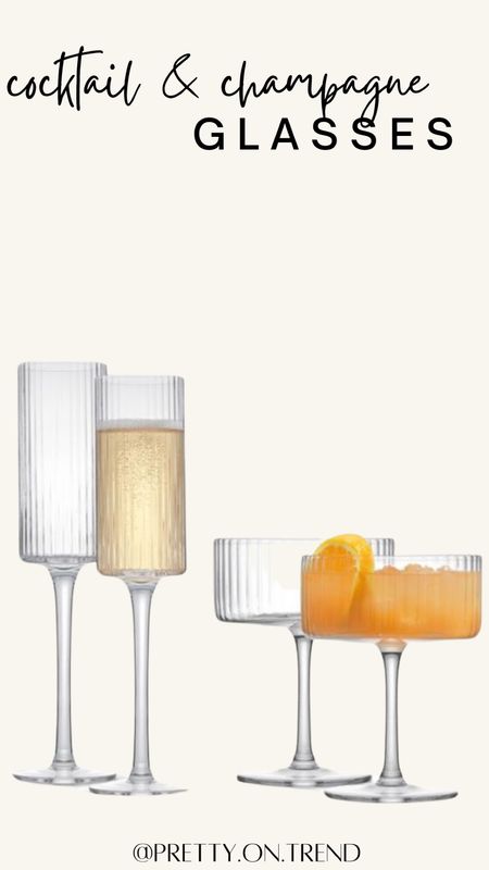 Cocktails and Champagne glasses

#LTKhome #LTKsalealert