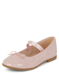 Girls Bow Ballet Flats - pink | The Children's Place