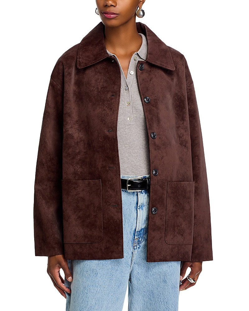 Wayf Rita Faux Suede Jacket | Bloomingdale's (US)