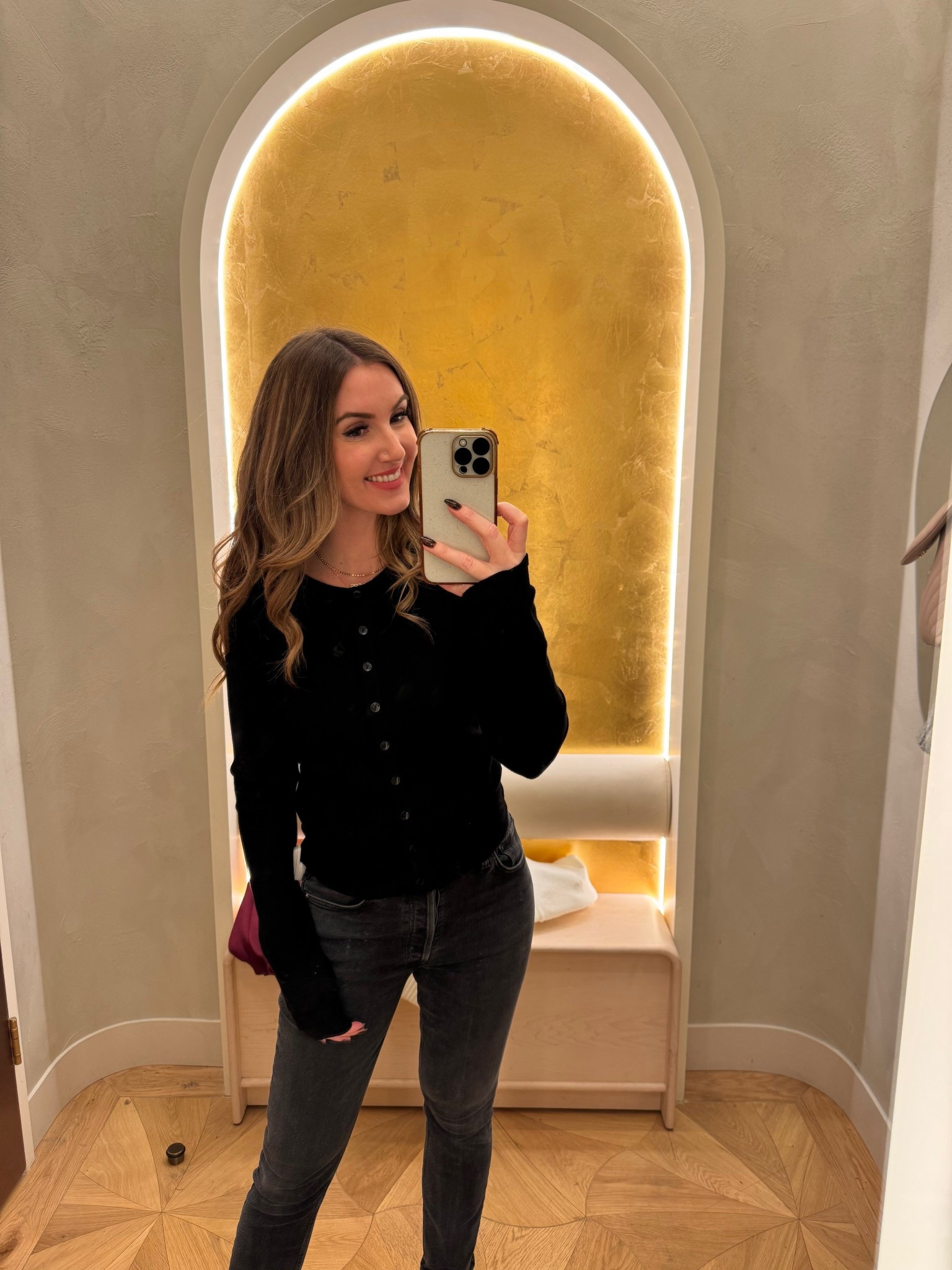 The perfect black cardigan does exist 😍😍😍 Sized down to be more form fitting - available in lots of colours #buttonup #knitwear 

#LTKFindsUnder100 #LTKSeasonal #LTKStyleTip