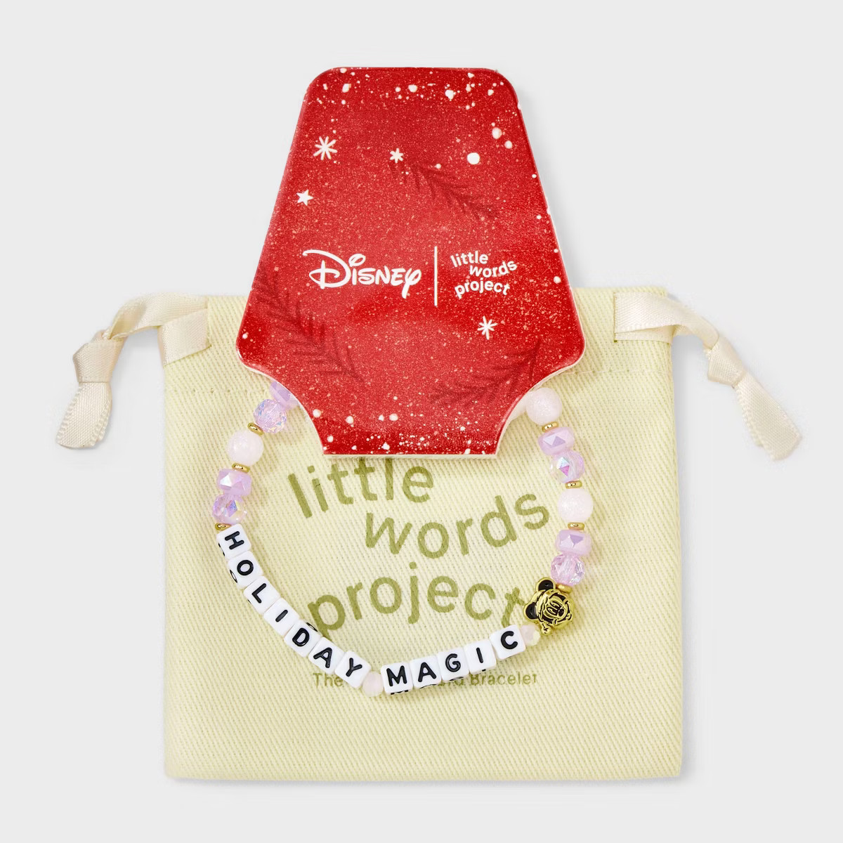 Little Words Project x Disney Mickey "Holiday Magic" Beaded Bracelet | Target