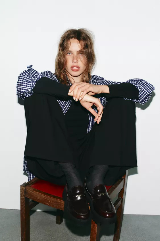 PENNY LOAFER WITH PLATFORM SOLE | Zara US