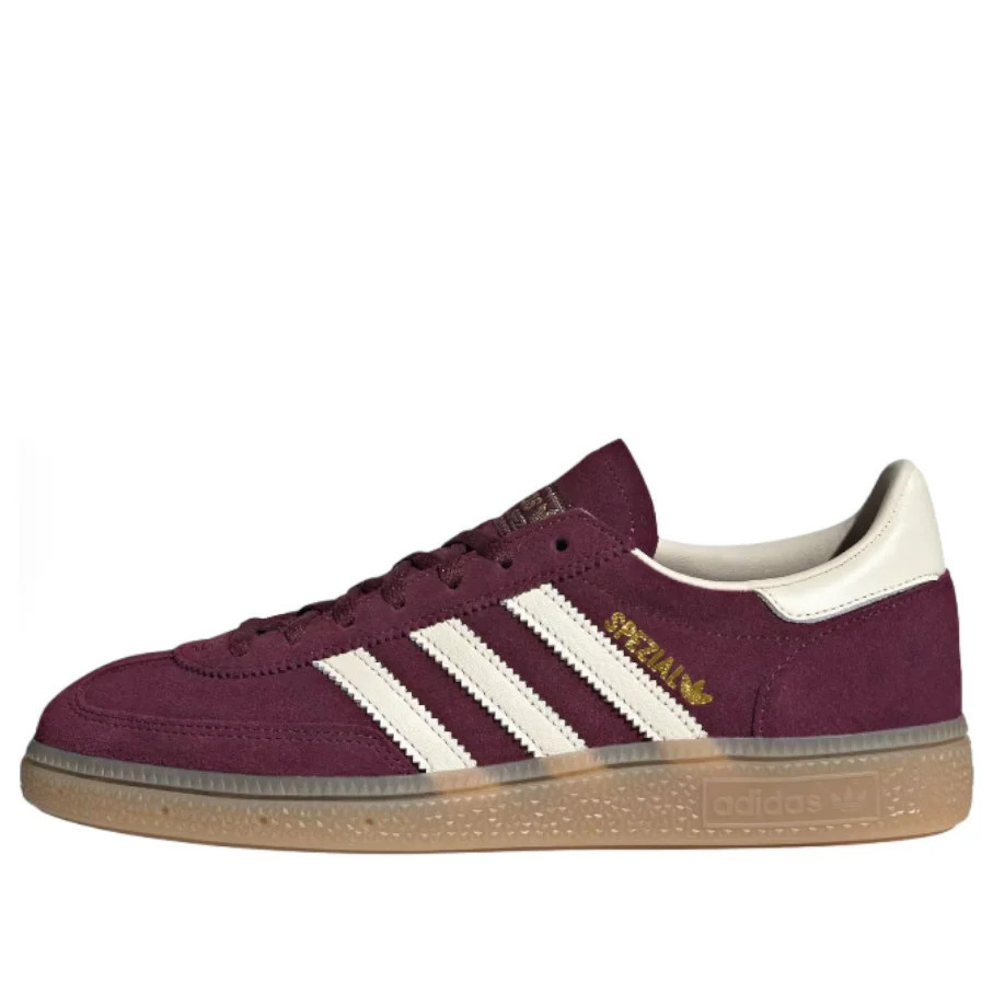 (WMNS) adidas Handball Spezial 'Maroon Cream White Gold Metallic' JP8726 | KICKS CREW