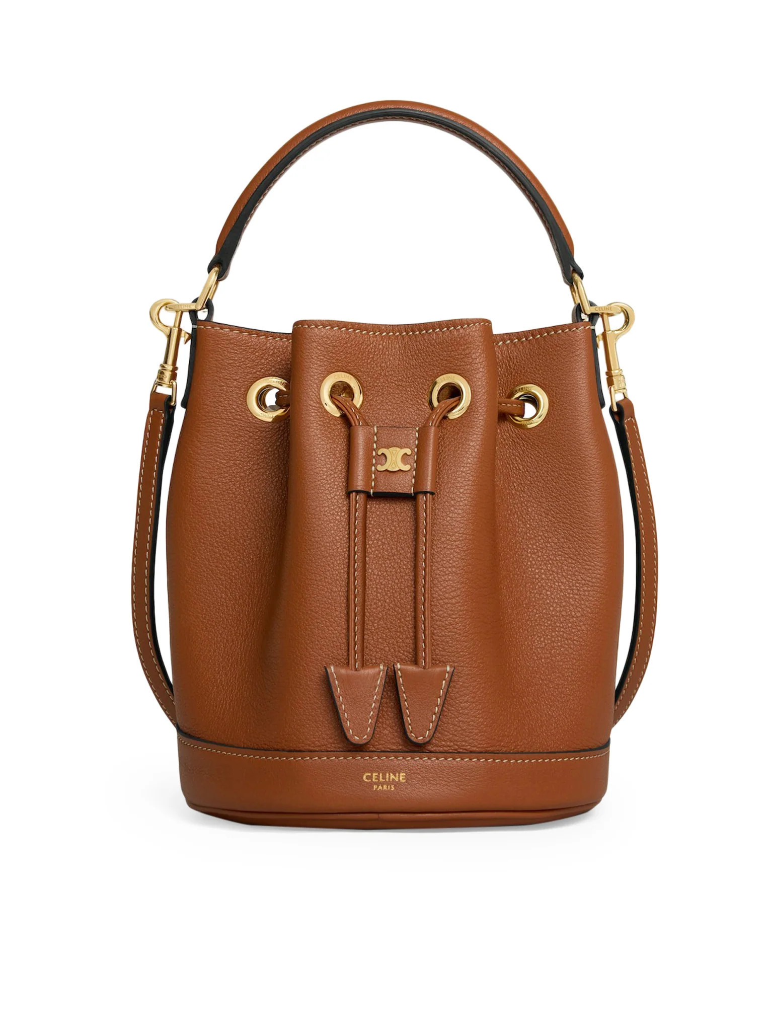 CLARA TEEN SOFT BAG IN GRAINED CALFSKIN LEATHER - Celine - Woman | Suitnegozi INT
