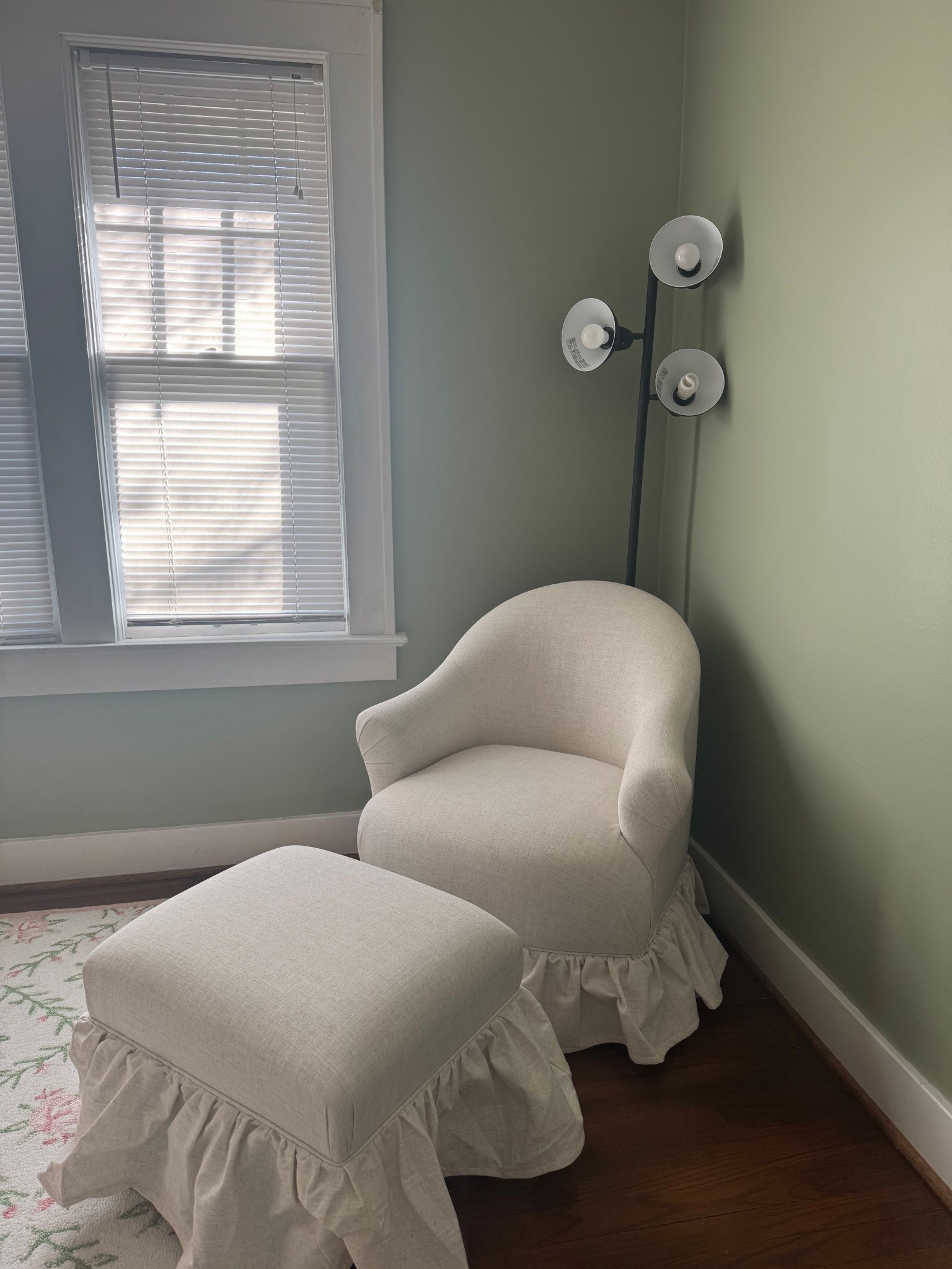 Nursery chair has finally arrived! I love when you see an item and it just feels like the perfect addition. That’s how I felt about this Target swivel  

#LTKBaby #LTKBump #LTKHome