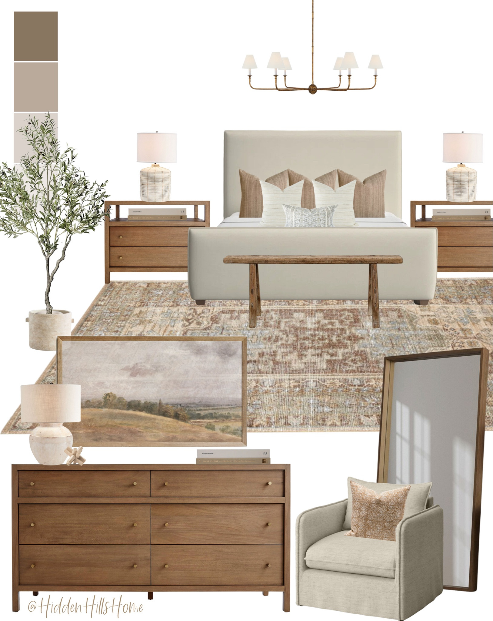 Bedroom decor, bedroom design, bedroom rug, nightstands, bedroom mood board, bedroom ideas #bedroom #homedecor

#LTKhome #LTKsalealert #LTKFind