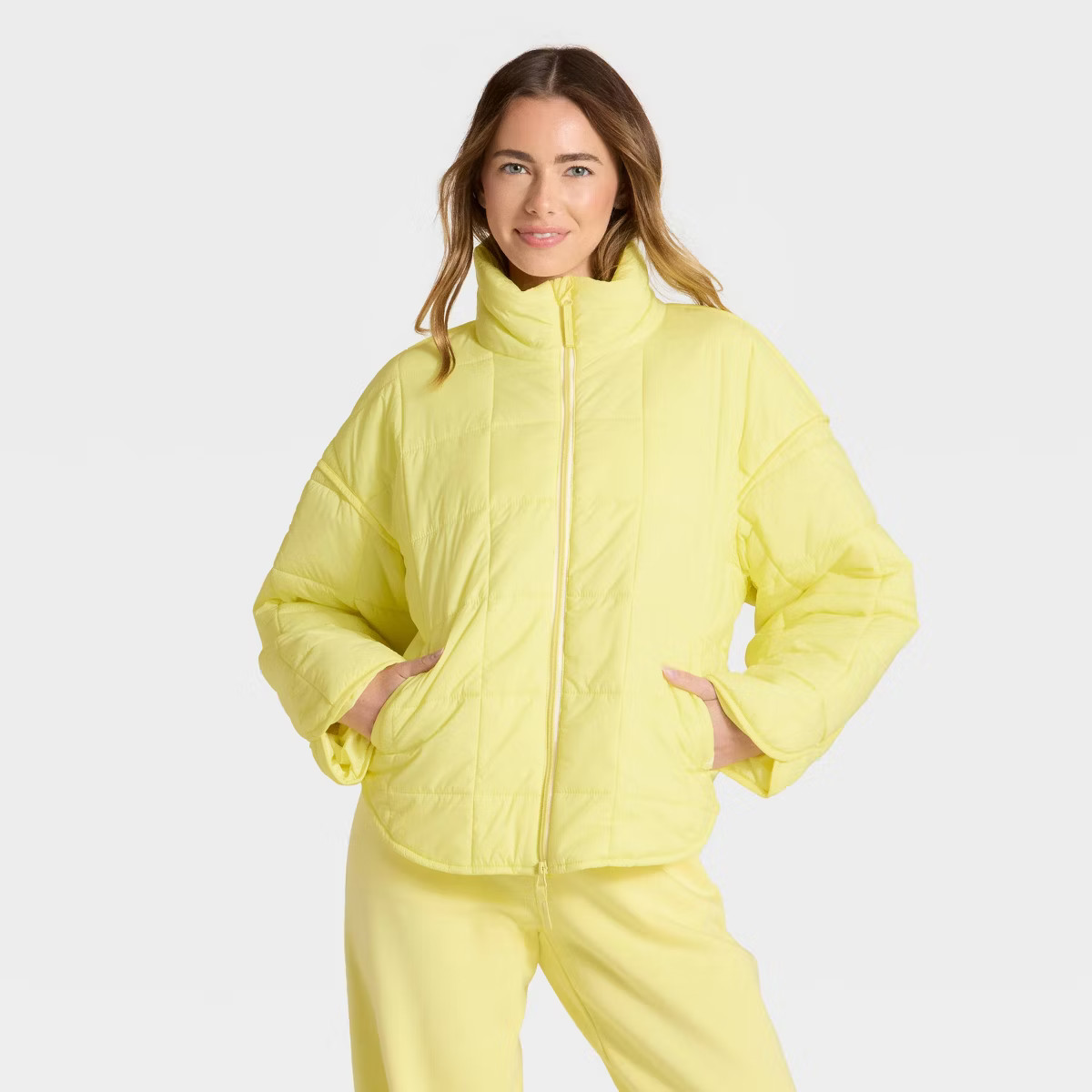 Women's Oversized Quilted Puffer Jacket - JoyLab™ | Target