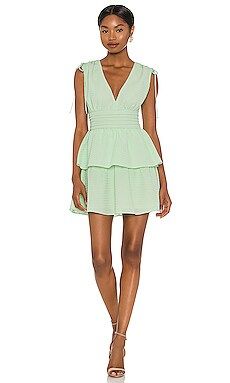 Amanda Uprichard Westerly Dress in Hypermint from Revolve.com | Revolve Clothing (Global)