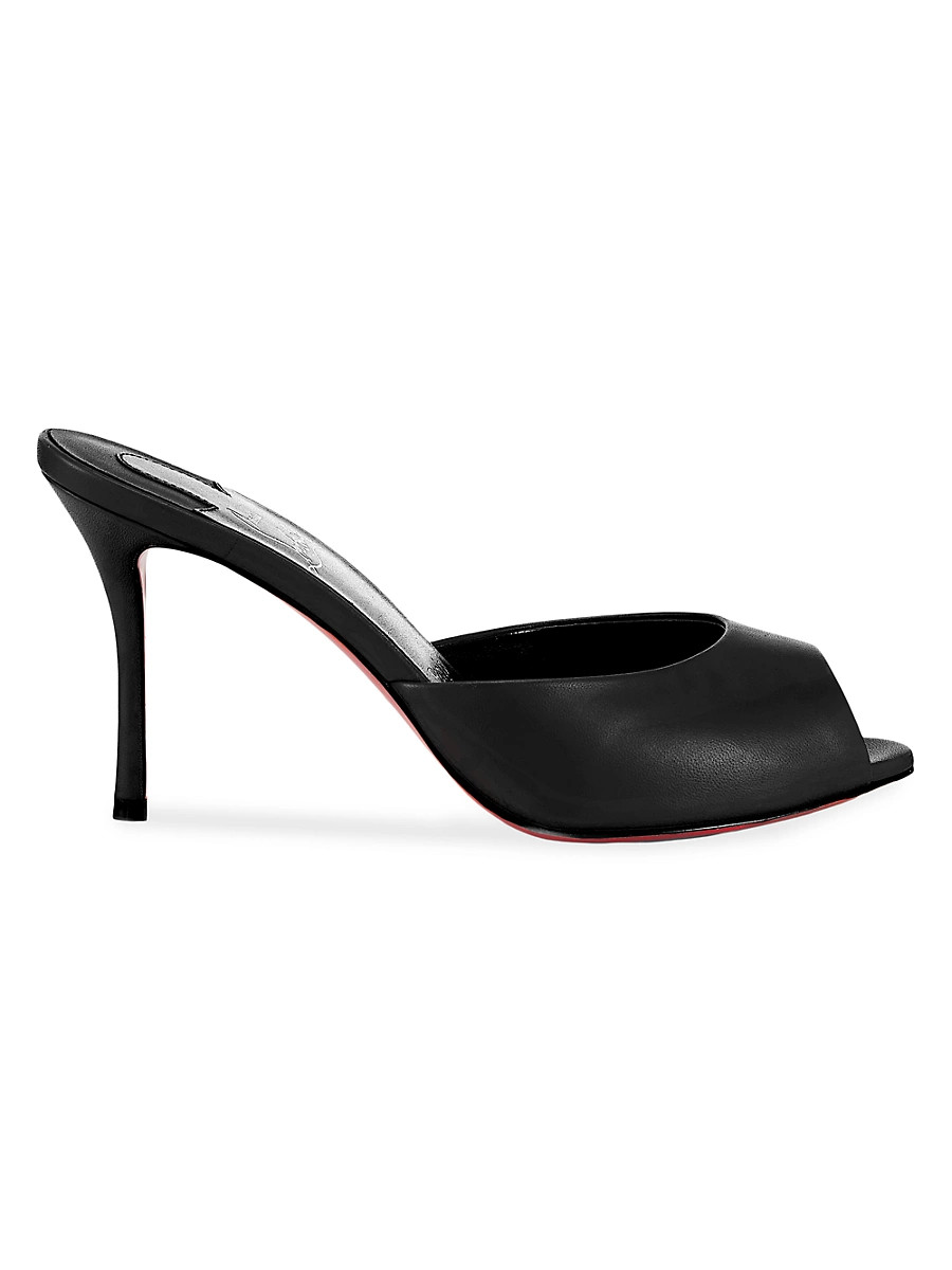 Women's Me Dolly 85MM Leather Mules - Black - Size 4.5 | Saks Fifth Avenue