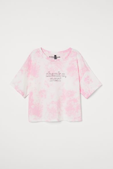 T-shirt with Printed Text | H&M (US + CA)