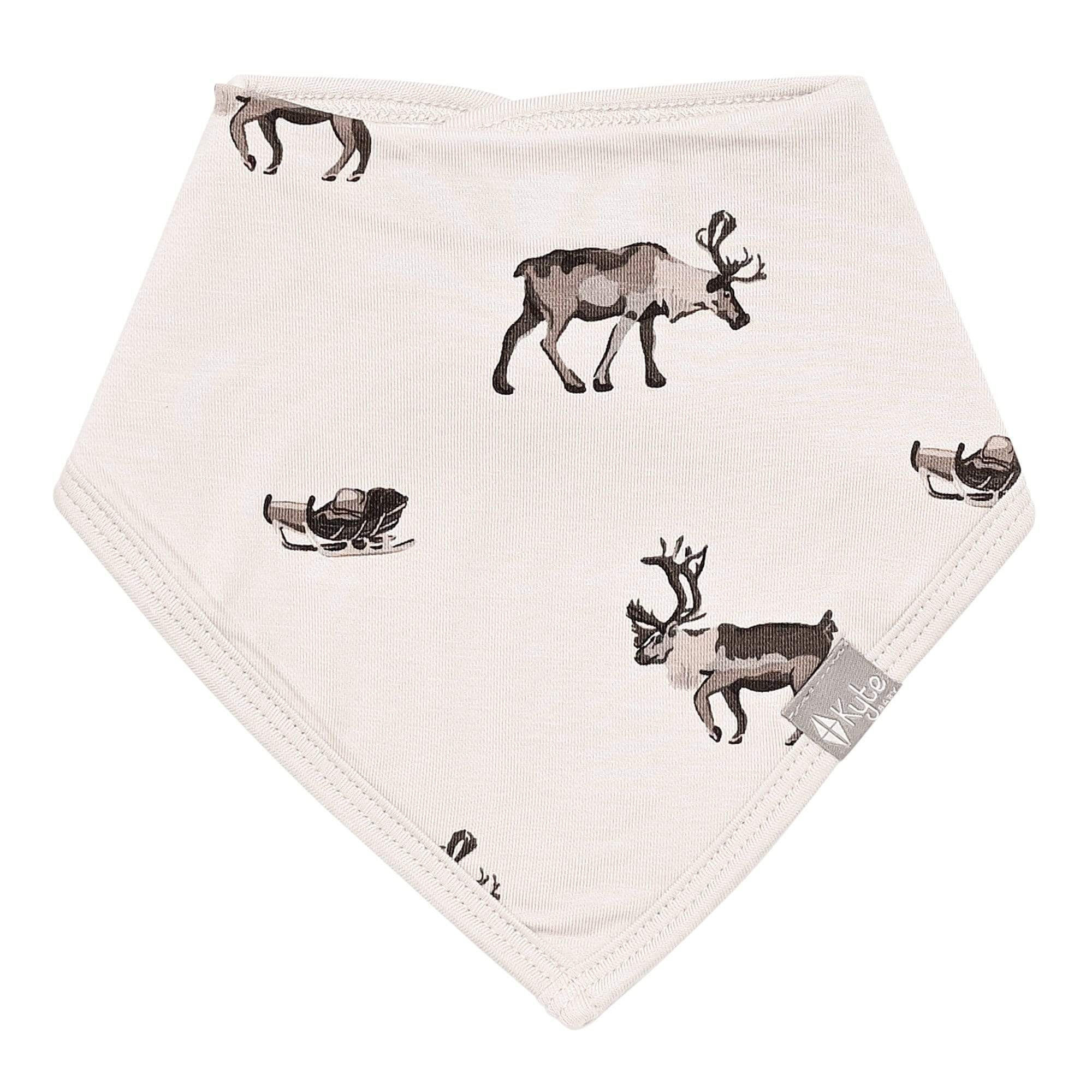 Printed Bib in Reindeer | Kyte BABY