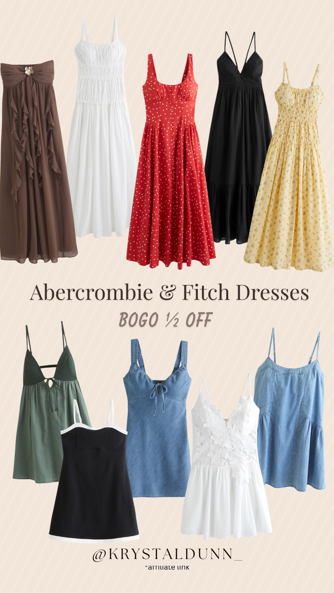 Abercrombie & Fitch Dresses BOGO 1/2 OFF Now! 💥

     

 #LTKootd #LTKSaleAlert