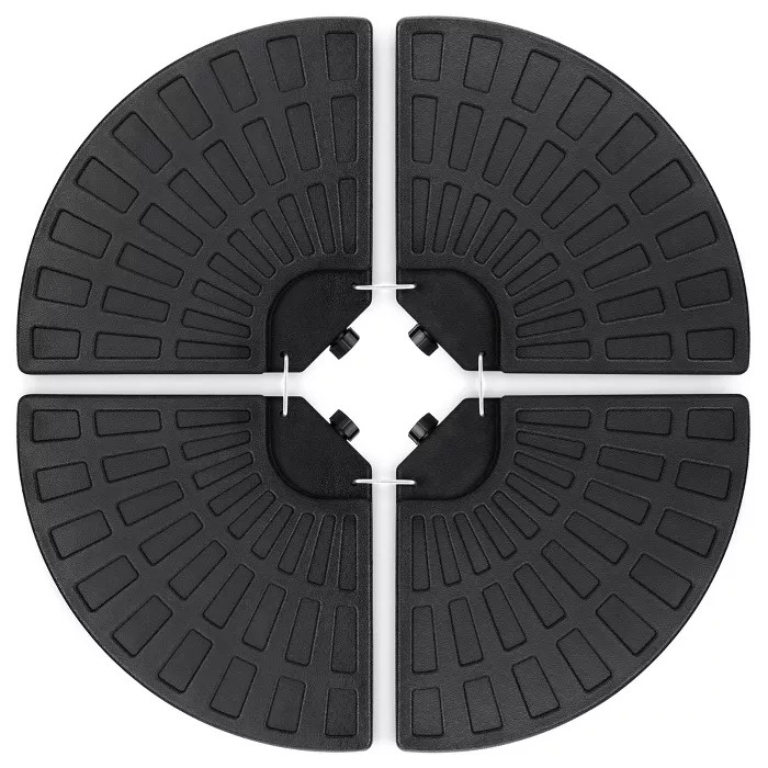 Best Choice Products 4-Piece Cantilever Offset Patio Umbrella Base Stand	Fills Up to 160lbs w/ Ca... | Target