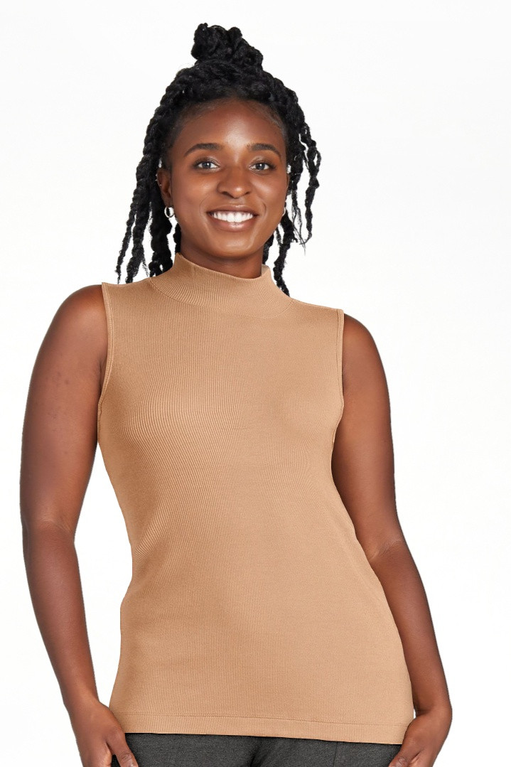Time and Tru Women's Mockneck Tank (2 Pack) | Walmart (US)
